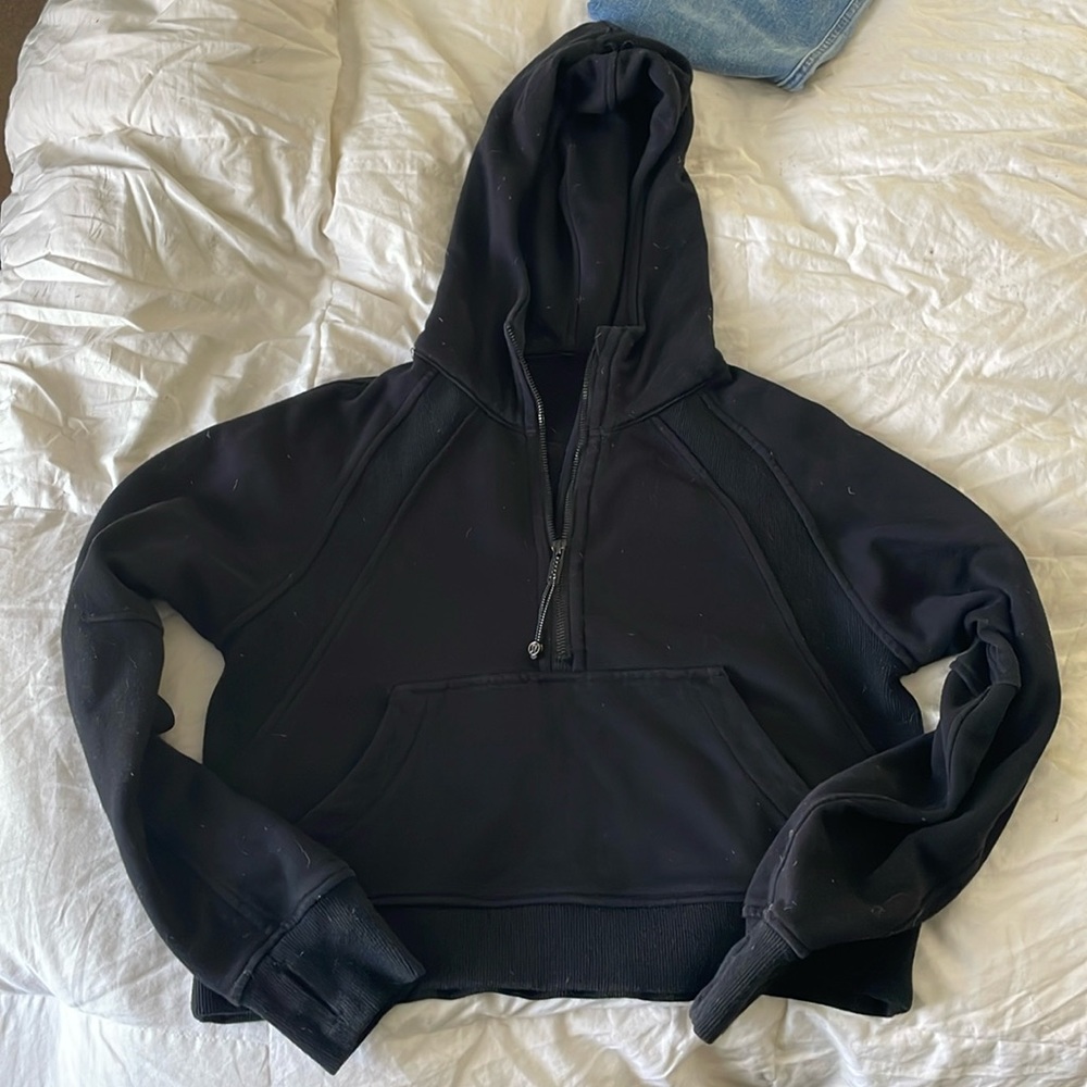 Lululemon half-zip scuba hoodie